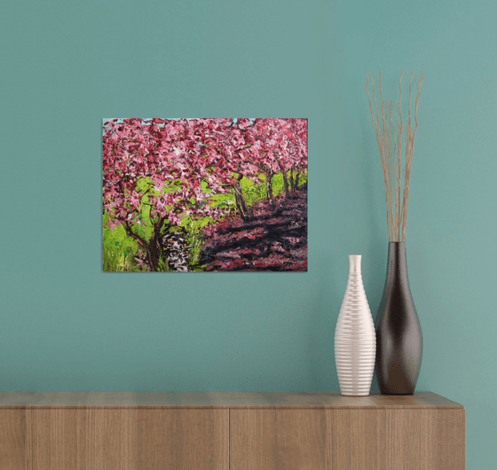 Blooming garden... /  ORIGINAL PAINTING