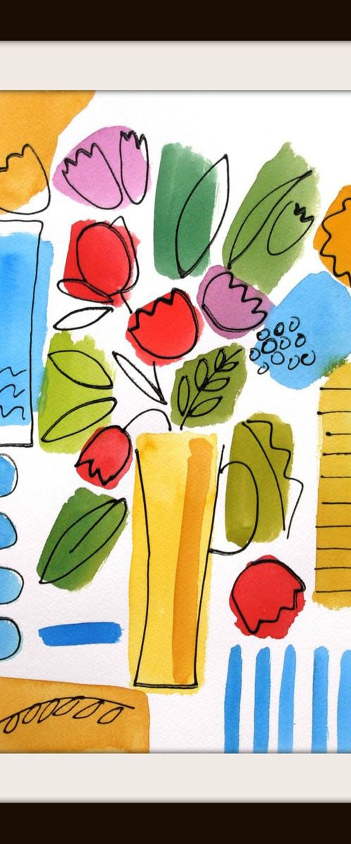 The Yellow Vase IV by Jan Rippingham