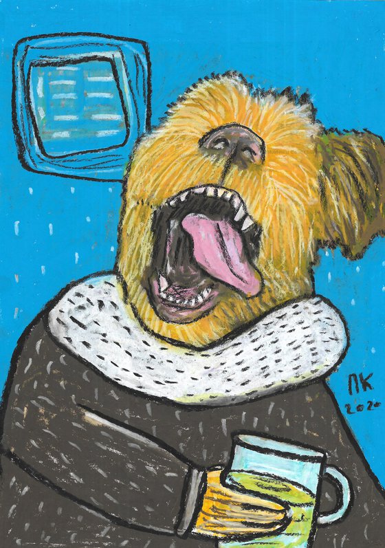 Drinking dog #95