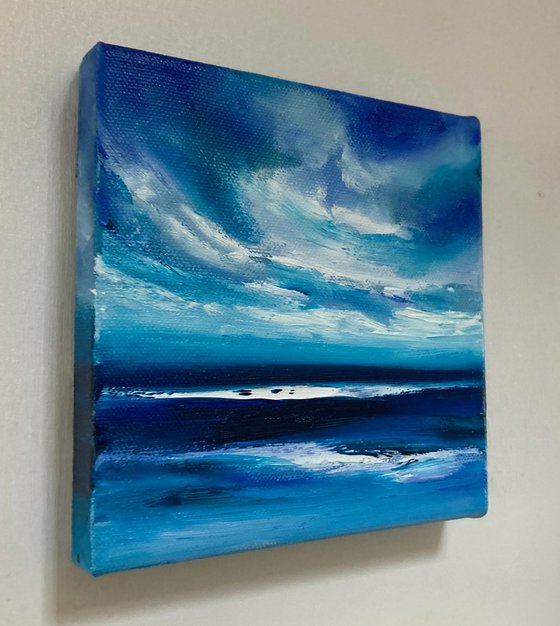 Blue Waves Crashing