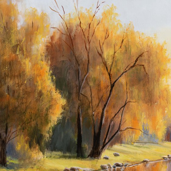 'Willows by the river'