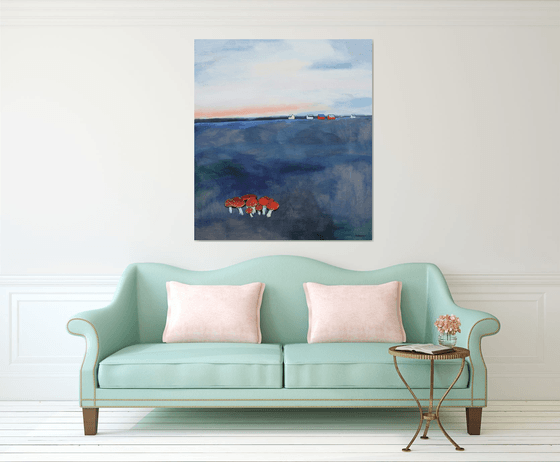 Young Family of Fly Agarics