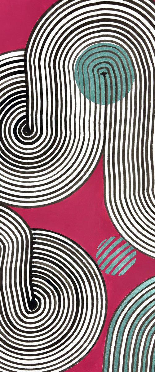 A magenta turn by Sumit Mehndiratta