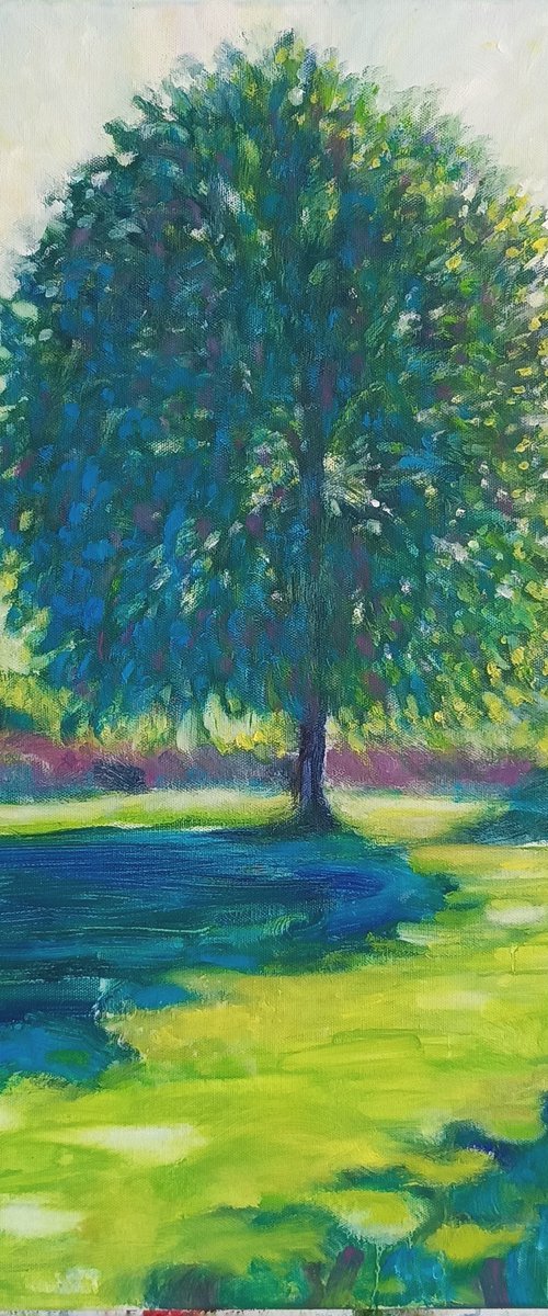 Light walking on the lawn II by Mauro Trolese