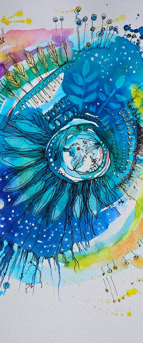 Mandala 22. by Simon Tünde