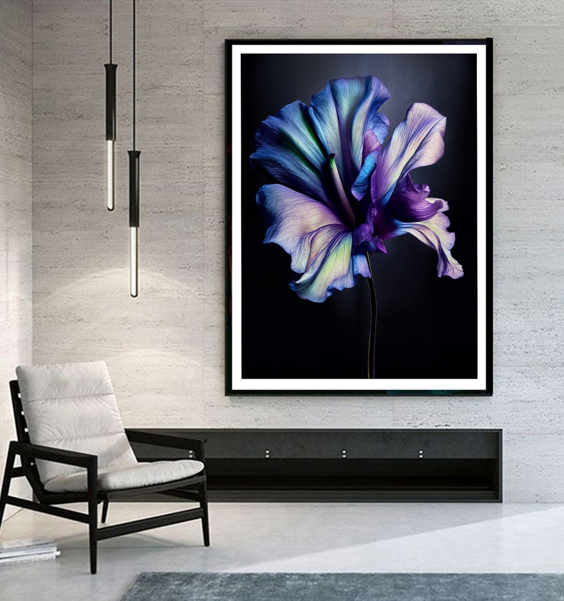 Photorealistic Botanical Photograph By Michael Filonow, 26 X 32", A Botanical 25, Original Artwork
