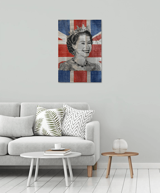 Queen Elizabeth II /  ORIGINAL PAINTING