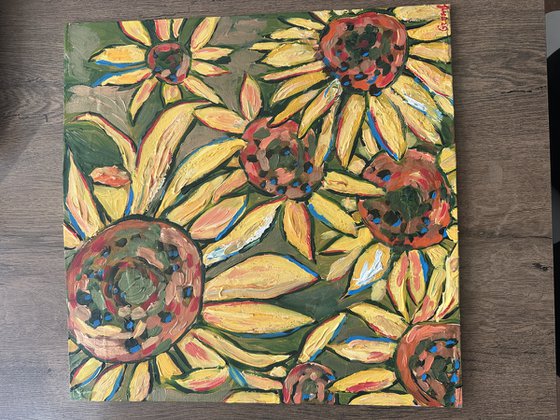 Modern Sunflowers