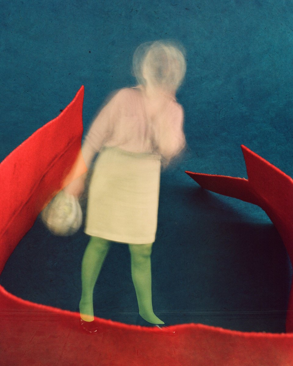 Surrealistic Portrait Photograph By Tania Serket, 16 X 20", Hide And Seek, Original Artwork