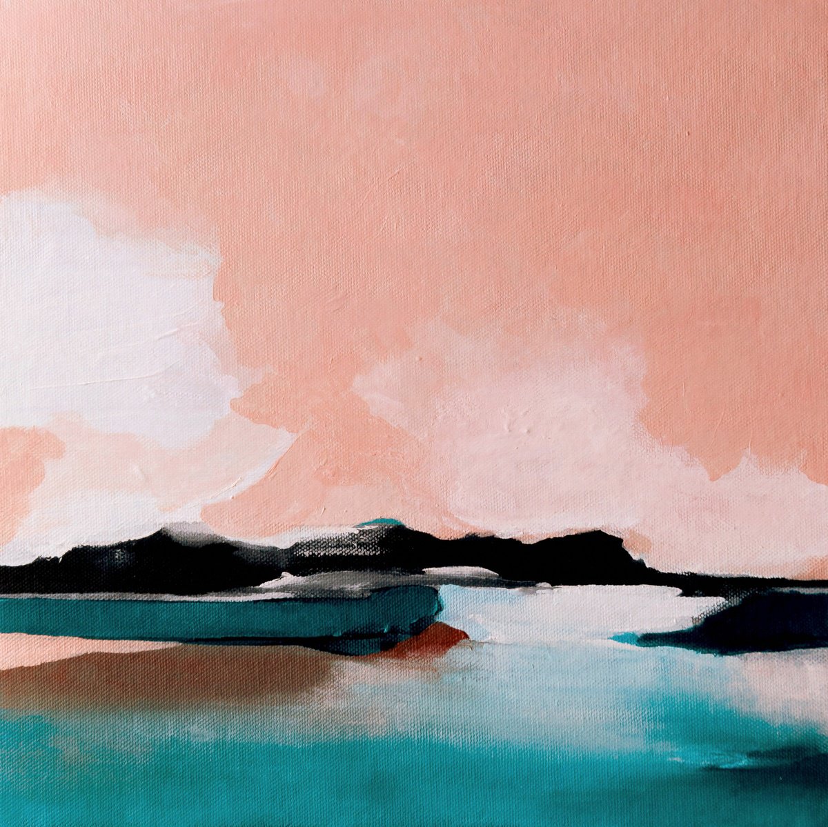  Landscape By Nadia Moniatis, 12 X 12, Artwork For Sale On Artfinder