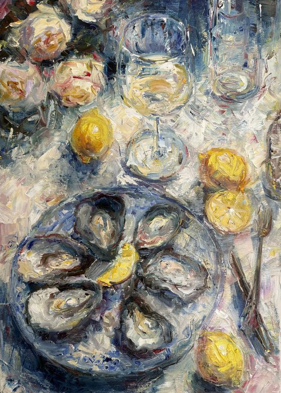 Still life with oysters