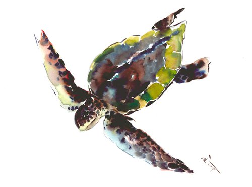 Sea Turtle by Suren Nersisyan