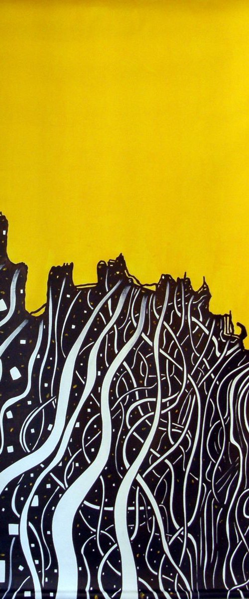 How deep is the sea! #2 - 136 x 164 x 0,1 cm by Riccardo Ticco Capparella