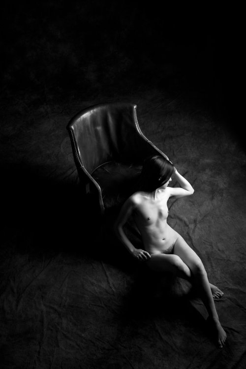 Nude with Chair by Robert Tolchin