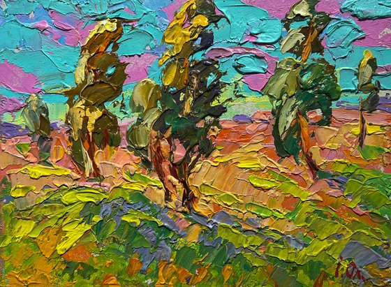 Rustle of poplar trees
