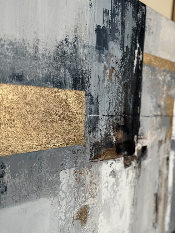 Structured Radiance. Beige Grey Gold