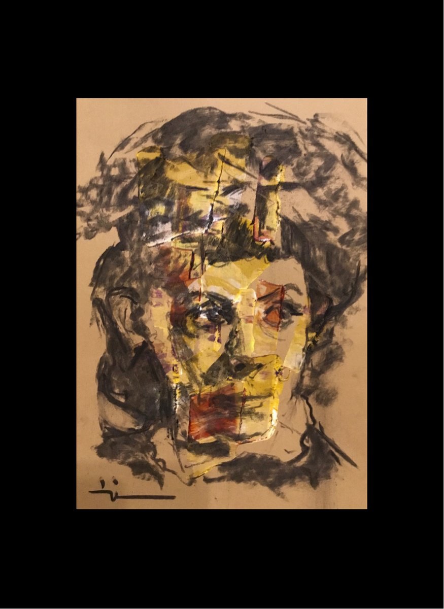 Expressive Charcoal Drawing , Mather By Dominique Deve, 8 X 11, Artwork For Sale On Artfinder
