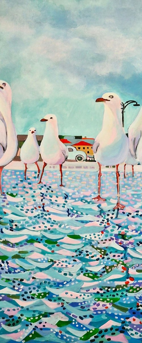 At the beach by Alexandra Djokic