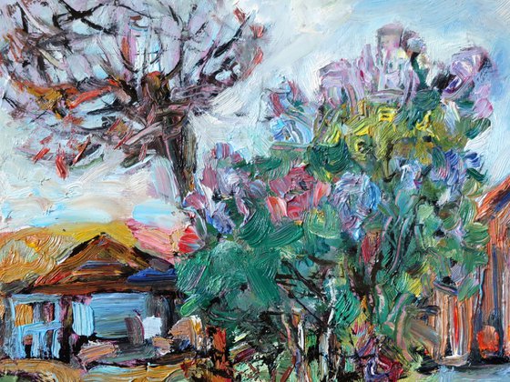 Old Well and Lilac