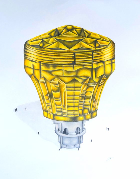 Fairground Light Bulb Yellow