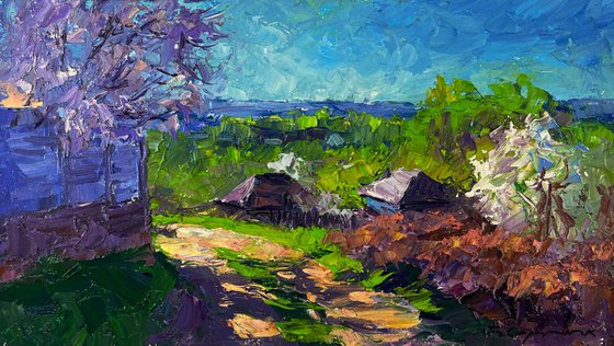 Village in the Spring Silence