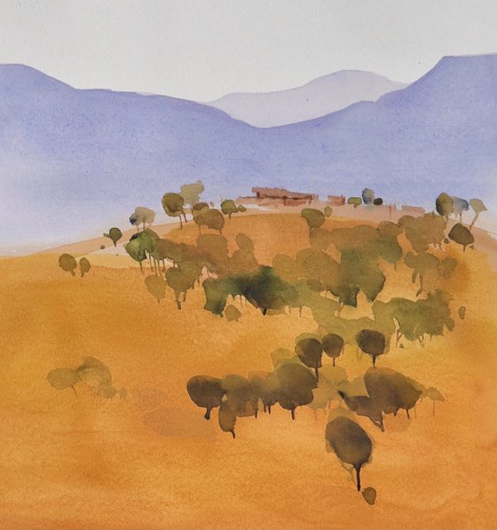 Indian yellows, summer peaks