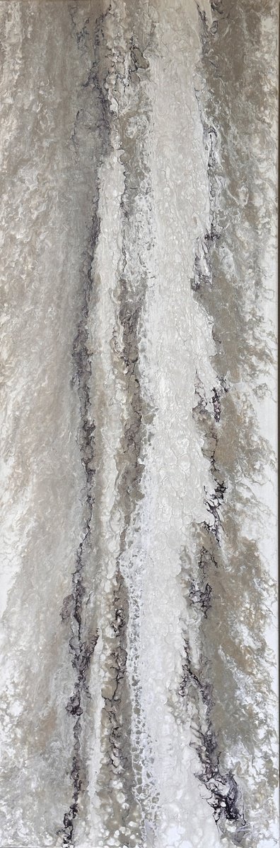 Diptych Lithic Drift Second Panel By Kseniia Turik, 20 X 59, Artwork For Sale On Artfinder