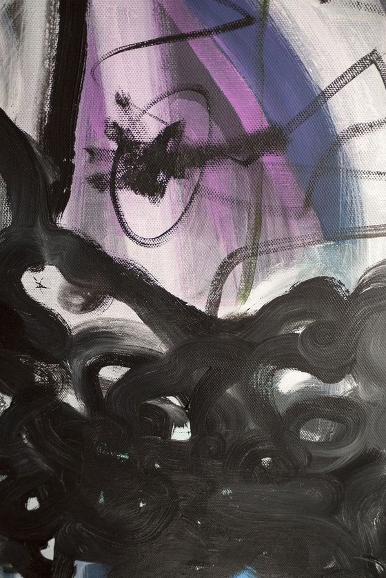 Ace of cups. abstract painting