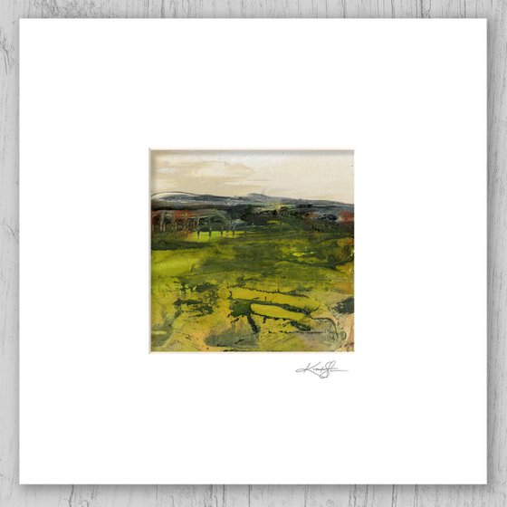 Mystical Land 380 - Landscape Painting by Kathy Morton Stanion
