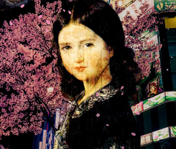 Victorian Girl with Sakura