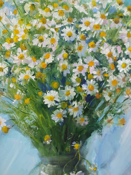 Daisies in a jar