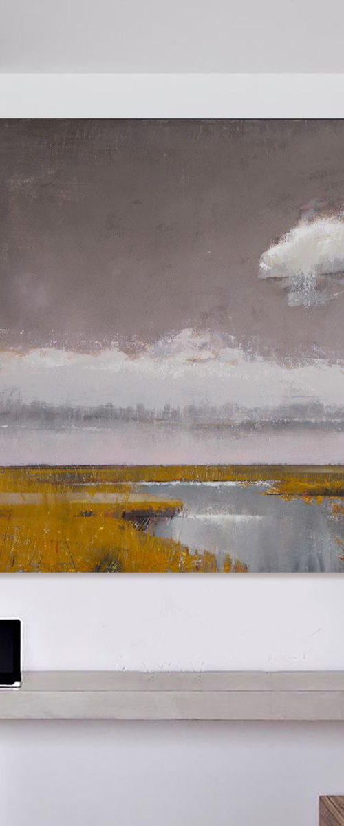Everglades Contemporary Painting on Canvas by Bo Kravchenko by Bo Kravchenko