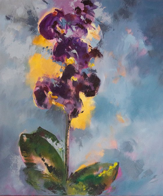 Orchids Oil Painting