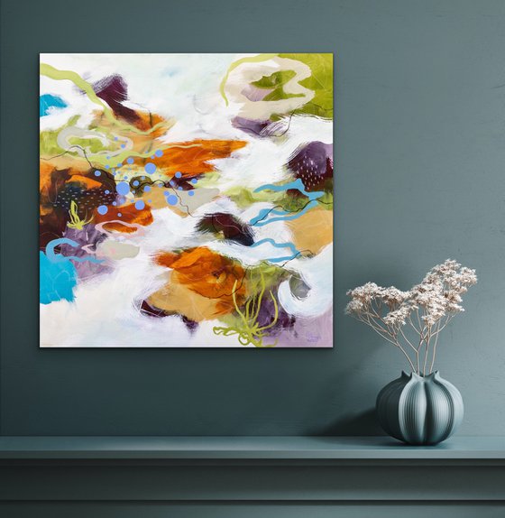 Eau limpide - Abstract landscape - Ready to hang