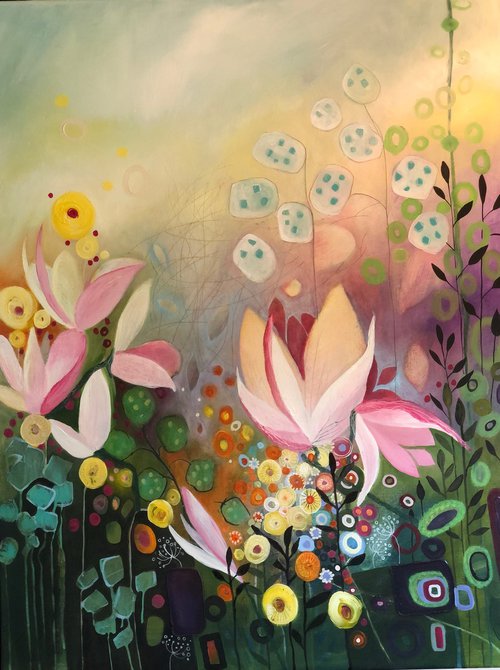 Magnolia spring by Carole Ann Hall