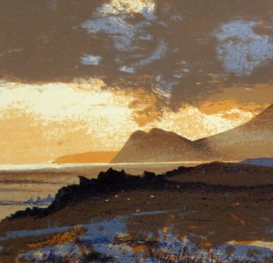 Evening Light on Atlantic Drive, Achill