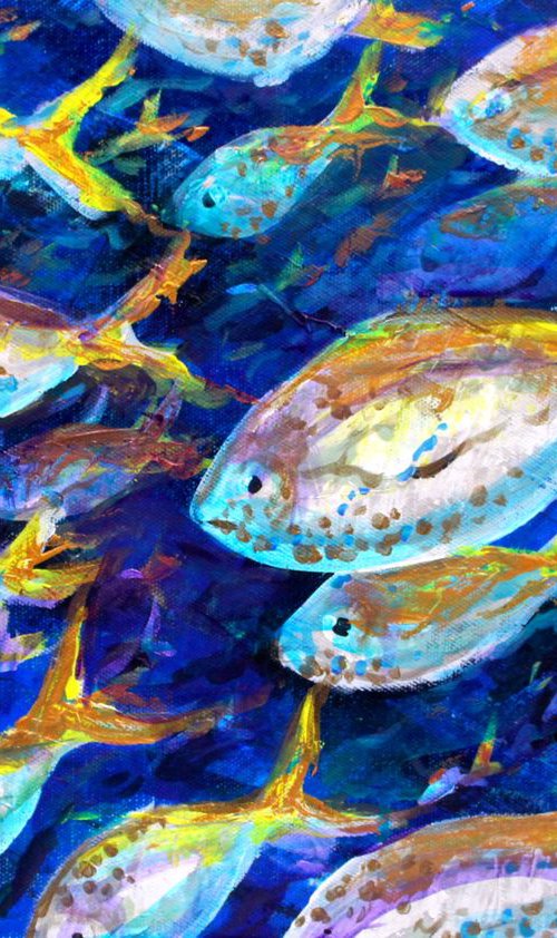 Belize Reef I by Paul J Best