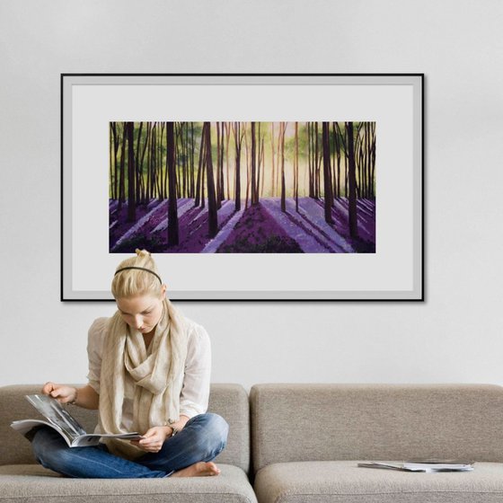 Purple sunshine