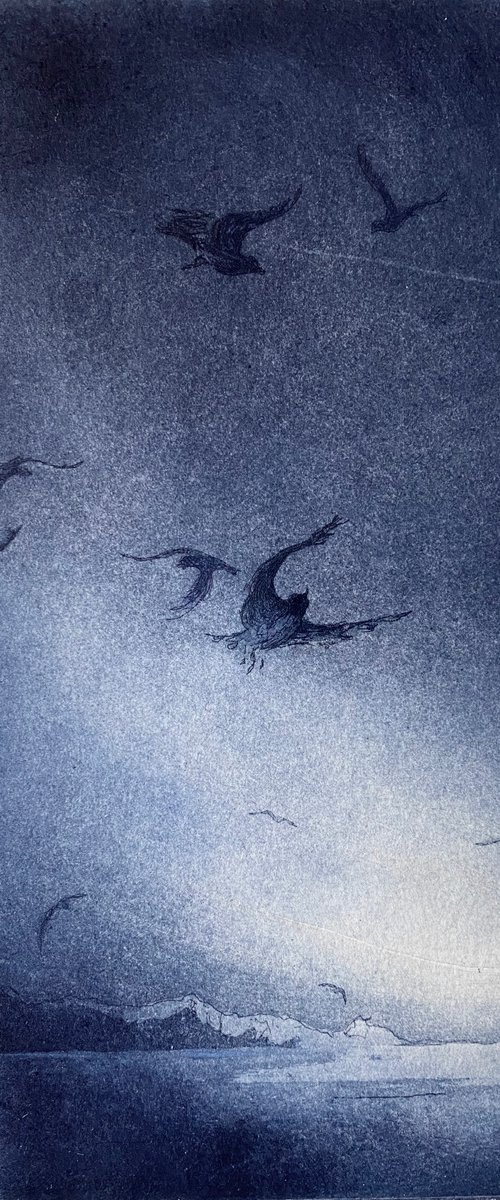 Dusk Flight by Rebecca Denton