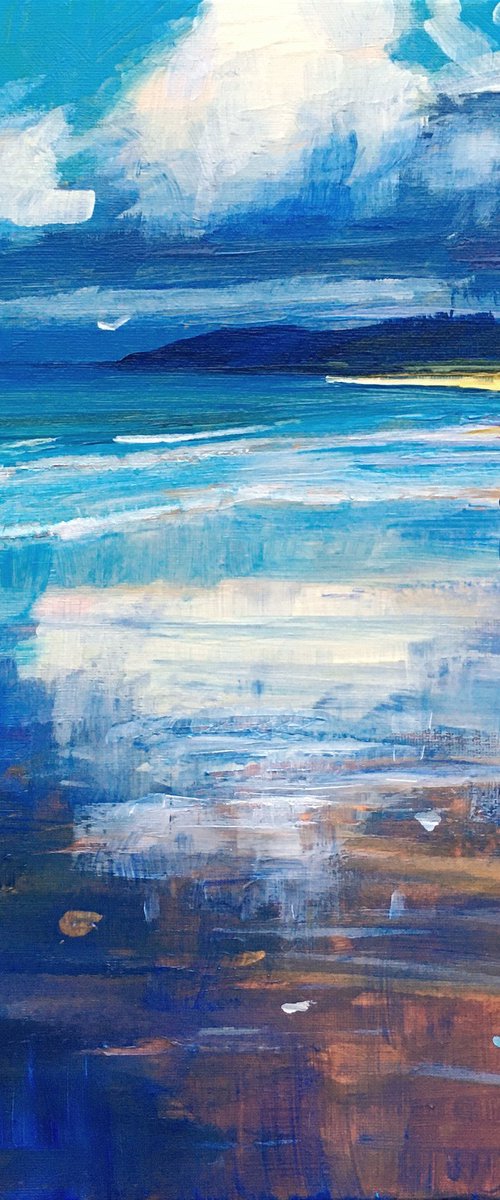 Beach reflections by Elena Sokolova