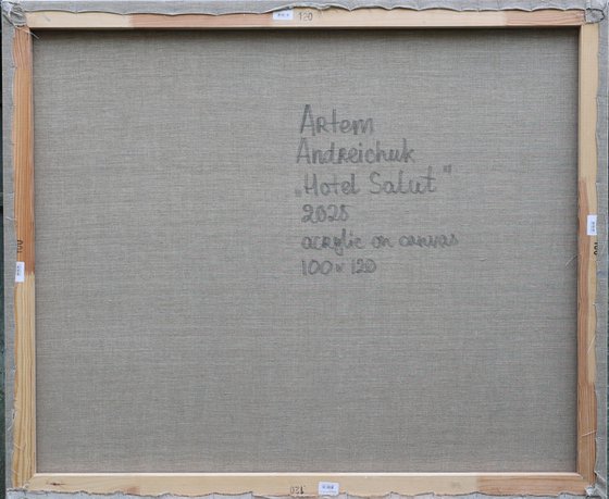 Hotel Salut. Kyiv. Night