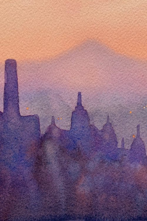 Borobudur sunrise by Shelly Du