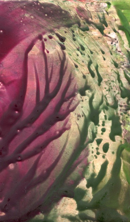 Encaustic Abstract 33 by Alona Hryn