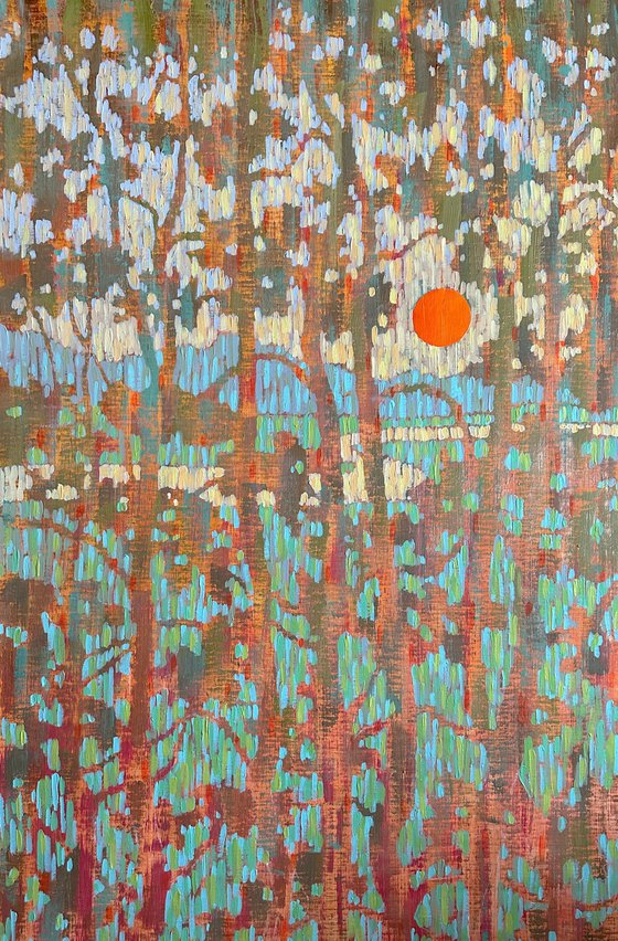 Through the Pine Branches