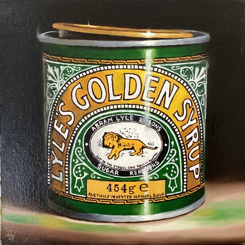 Golden syrup. still life by Jane Palmer Art