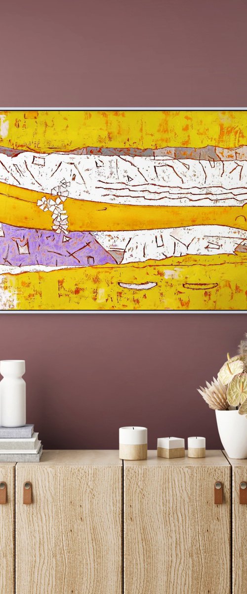 Sleeping in Golden Tones by Evgen Semenyuk