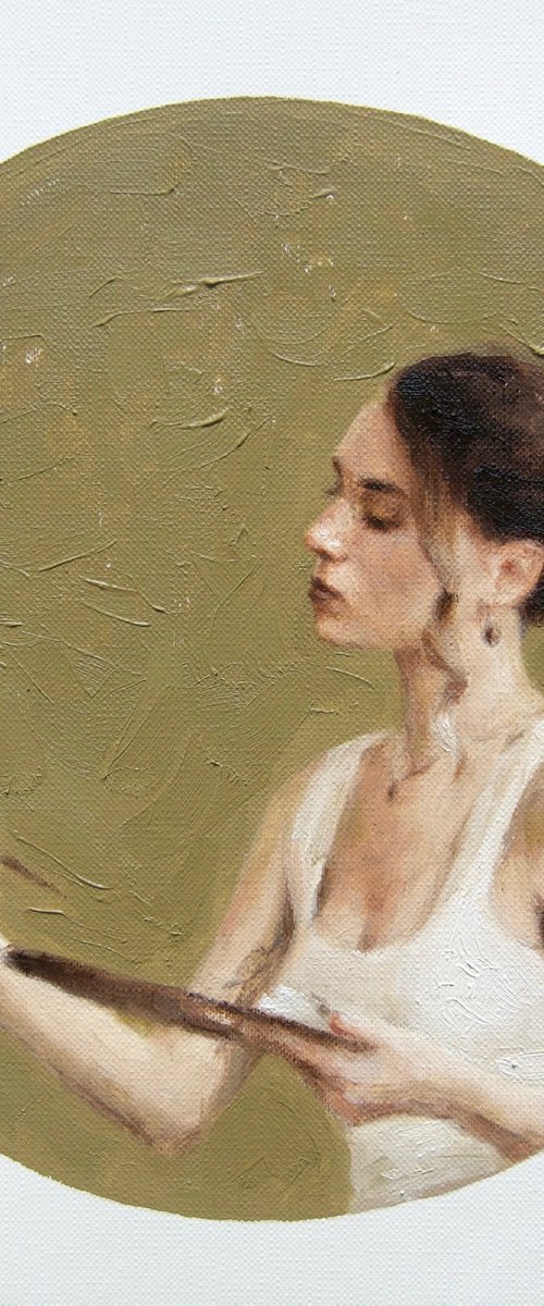 Self portrait V by Anna Bernadskaya