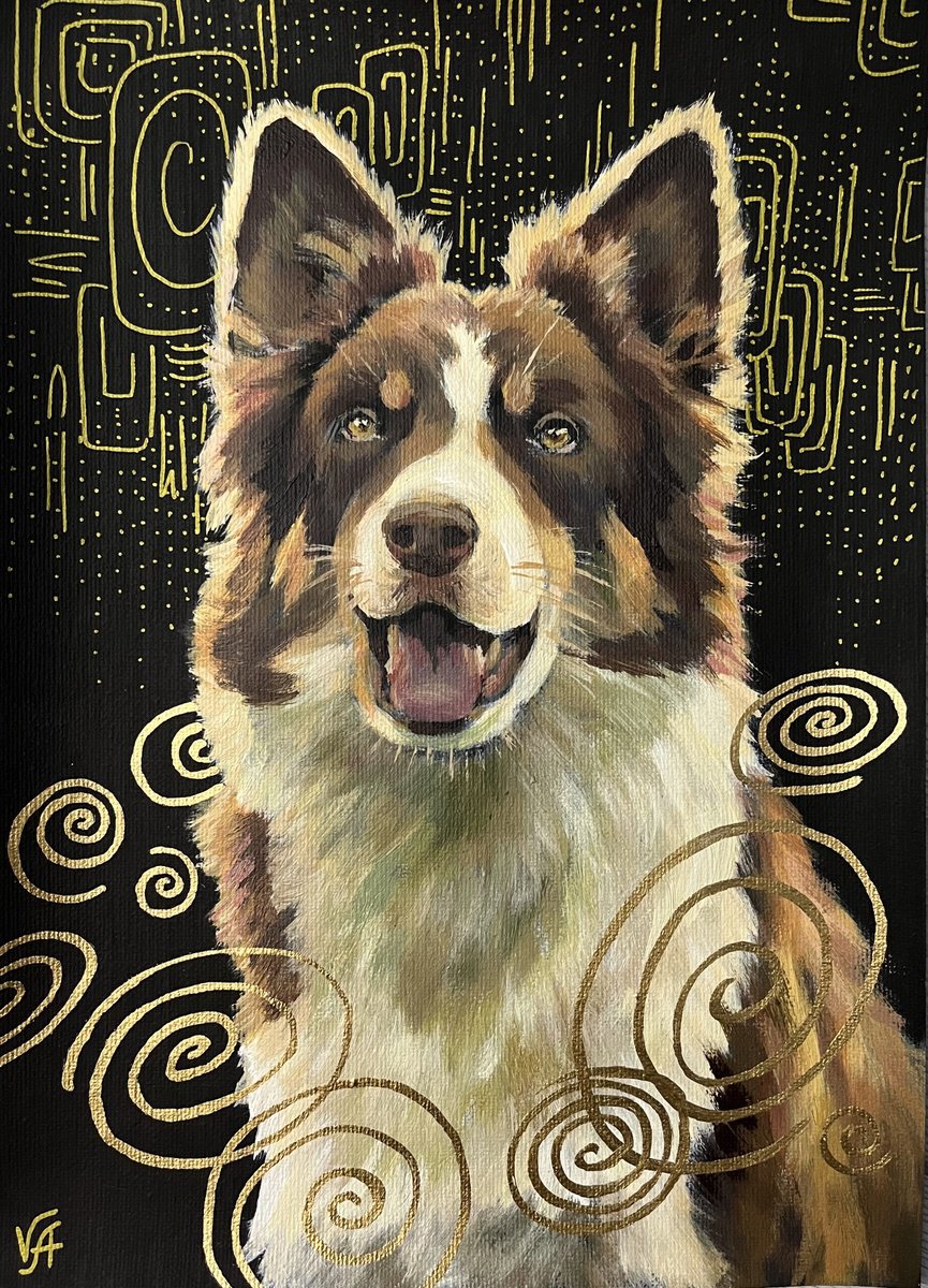 Border collie by Alona Vakhmistrova