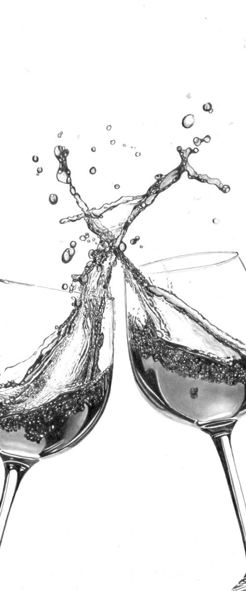 Wine Splash #4 by Paul Stowe