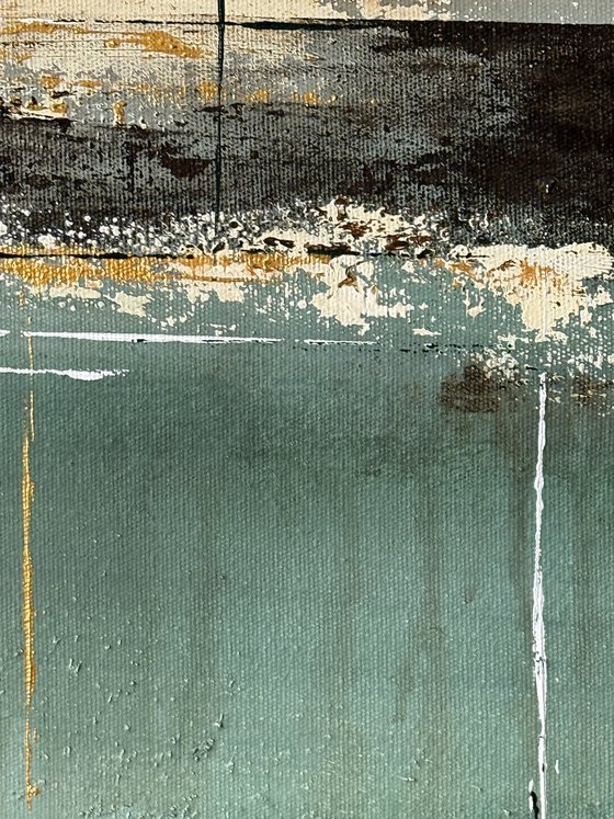 Emerald Divide. golden accents